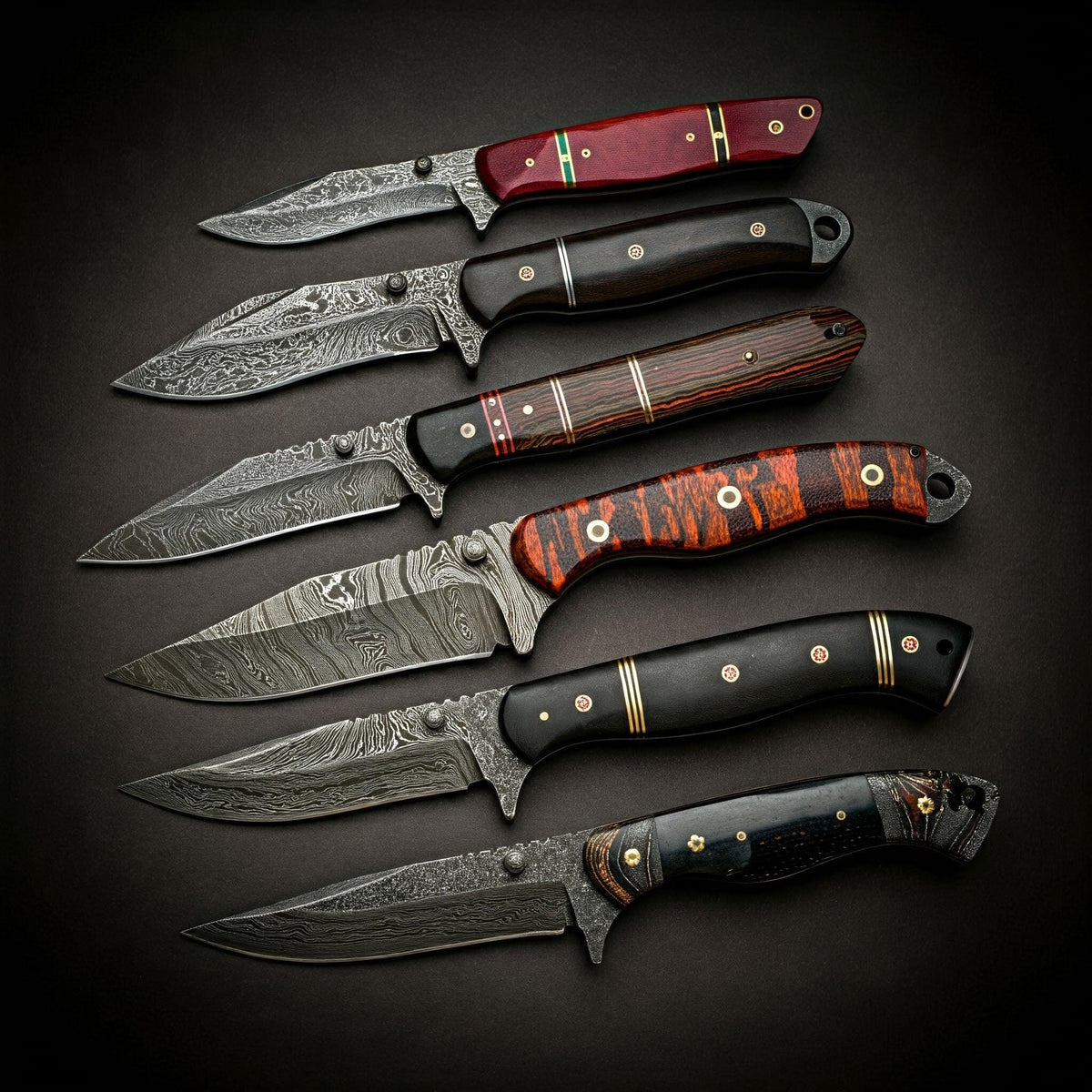 Luxury Damascus Knives are now available online at Lago Luna Originals
